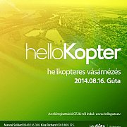 Helikopteres városnézés lesz Gútán búcsúkor