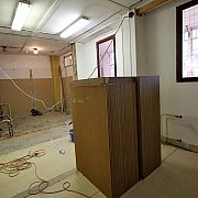 Megújulnak a sportcsarnok szociális helyiségei