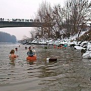 Rozmárok, jegesmedvék és jégkrémek a Vágban Gútánál