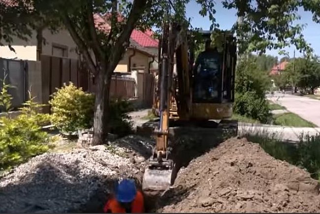 Jövő év végére kiépül a teljes csatornahálózat Gútán