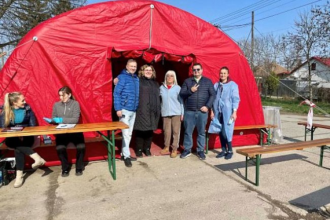 Sikeres volt az oltási kampány a Dankó Pista telepen