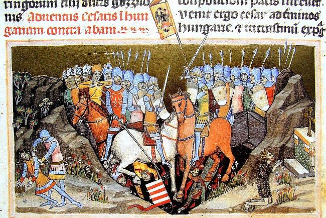 Aba Sámuel király elesik a ménfői csatában-1044.július 5.