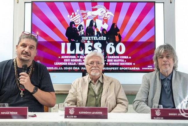 A 60 éves Illés együttes előtt tisztelgő koncert lesz a Sportarénában