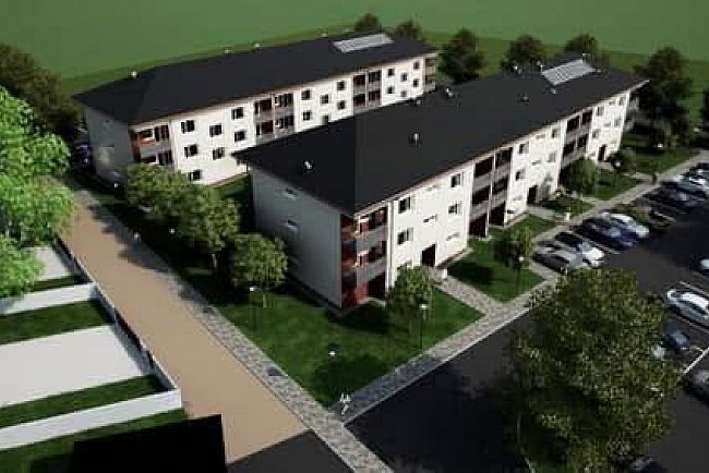 Cölöpalapozással folytatódik a gútai bérlakásépítés 